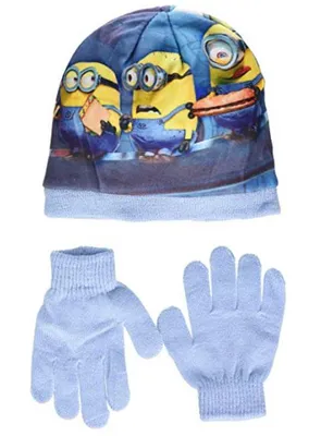 Produktbild von Universal Minions Mütze und Handschuhe Set