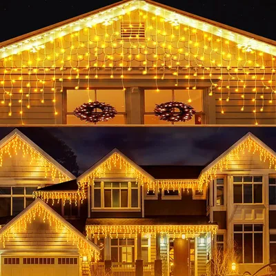 Zdjęcie produktu dla Światełka lodowe, 8 metrów, 288 diod LED, wodoodporne, 8 trybów