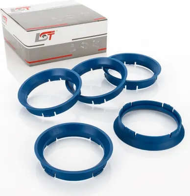 Produktbild von 5 ZENTRIERRINGE FÜR ALUFELGEN - GRÖßE Ø 63,3 mm - Ø 57,1 mm