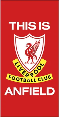 Image de Liverpool FC - Serviette de bain "This Is Anfield" TA9522 (Taille unique) (Rouge/Blanc)