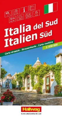 Produktbild von Hallwag Strassenkarte Italien Süd 1:650.000