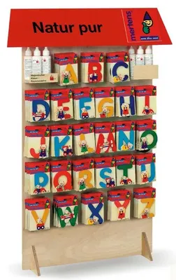 Produktbild von Buchstabe Brummbär Holz von Bino bunt B