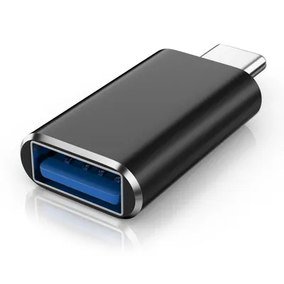 Produktbild von CSL USB-C auf USB Adapter, Stecker USB-C auf USB-A Buchse, für Handy, Laptop & Tablet, Konverter USB-Adapter USB Typ C zu USB Typ A, 10 Gbit/s, USB 3.2 Gen 2, OTG, Aluminium, Plug & Play