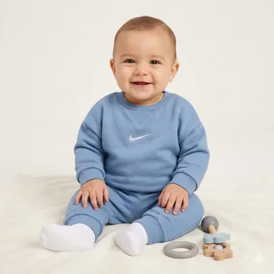 Zdjęcie produktu dla Komplet odzieży dziecięcej Nike Essential Fleece – bluza z długim rękawem i spodnie
