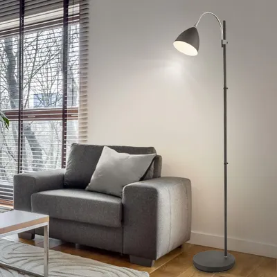 Produktbild von Stehleuchte, anthrazit, beweglich, Höhenverstellbar, H 156cm