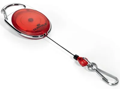Produktbild von Aufrollmechanismus JoJo Style mit Federhaken 80cm rot Packung mit 5 Stück