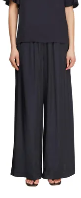 Produktbild von COMMA Damen Hose – Wide Leg, Satin, Tunnelzug