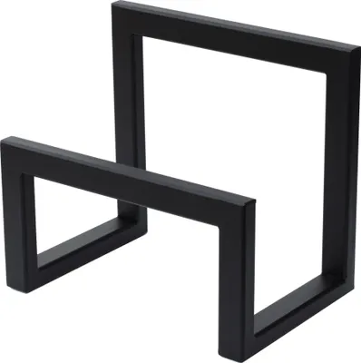 Produktbild von YULKA  Vinyl-Schaltplattenständer Präsentationshalterung für Vinyl / Prospekten Plattenhalter Prospekthalter Halterung für Schallplatten Bücherständer Vinylregal aus Metall Industrial-Style Handgefertigt