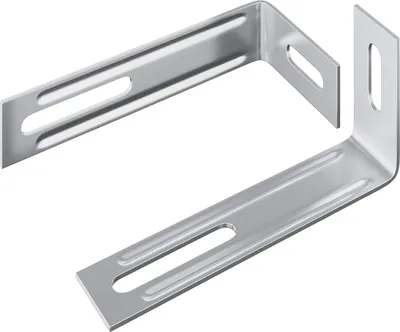 Produktbild von Anti-Kipp-Halterung Uni 2 pcs Silber 74,5 x 15 x 32 mm Eisen