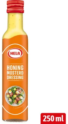 Produktbild von Hela Honig Senf Dressing 250 ml – cremige Honig-Senf Sauce für Salate & Sandwiches