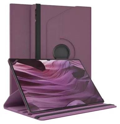 Produktbild von EAZY CASE - Tablet Hülle für Samsung Galaxy Tab S9 Ultra Schutzhülle, Tablet Case 360° drehbar in Violett