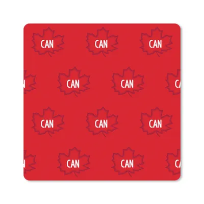 Produktbild von MuchoWow® Mauspad Mousepad Kanada - Flaggen - Muster 20x20 cm - Mousepads - Maus Mat - Pad - Mausunterlage - Desk Mat - Bureauartikeln