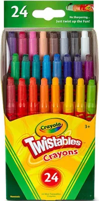 Produktbild von Crayola | Wachsmalstifte - 24 Farben - Drehbar - Twistable Wachsmalstifte - Kreative Malutensilien