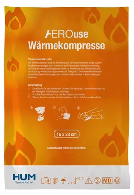 Produktbild von HUM AEROuse Sofort-Wärmekompresse 15 x 23 cm