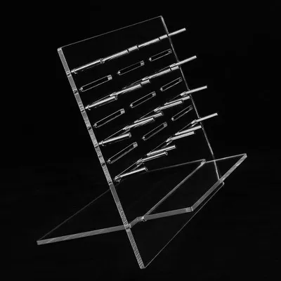 Productafbeelding van Messenstandaard Acryl Transparant Messenhouder Organizer