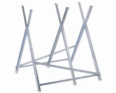 Image de Chevalet de sciage Kreator galvanisé en métal Support de sciage Capacité de charge max. 150 kg