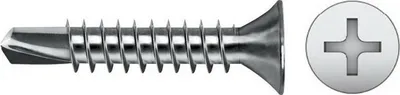 Produktbild von Selbstschneidende Schraube CELO 3,9 x 16 mm 500 Stück Verzinkt Senkkopf