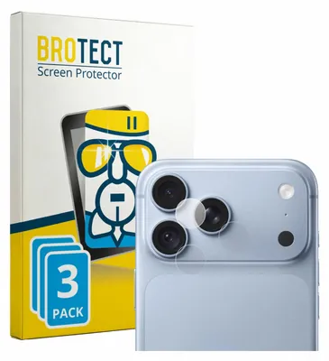 Produktbild von 3x BROTECT Schutzglas für Apple iPhone 18 Pro Max (NUR Kameraschutz) Schutzfolie Panzer Folie Glas Display Schutz klar