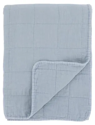 Zdjęcie produktu dla Elegancki, antyczny koc w stylu vintage, kolor: błękitny