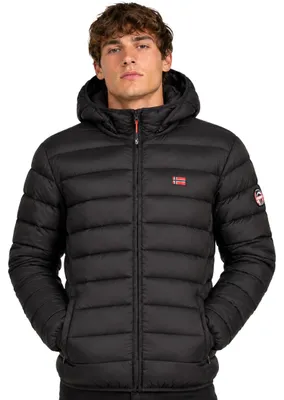 Zdjęcie produktu dla Geographical Norway. Męska kurtka AMIGO, kolor: czarny, rozmiar: XL (WA1455H/GN-BLACK)