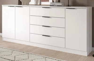 Produktbild von Sideboard "Swan" in weiß Kommode 185 x 80 cm