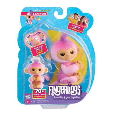 Obrázok produktu pre Fingerlings Interaktívna figúrka opice Pink Harmony