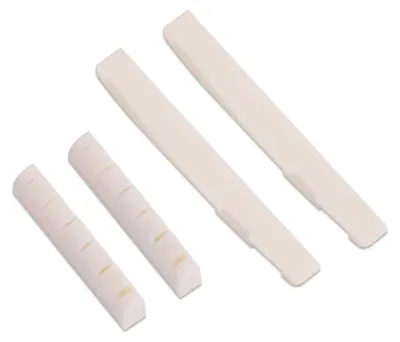 Obrázek produktu pro Náhradní díly pro akustické kytary: horní pražec, spodní kobylka, opravné sady