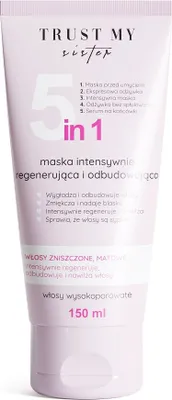 Obrázok produktu pre Maska Trust My Sister 5 v 1 pre veľmi porézne vlasy, 150 ml
