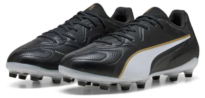 Image de Puma KING 20 PRO FGAG - Noir PUMA, Blanc PUMA, Or PUMA, Taille : 6,5