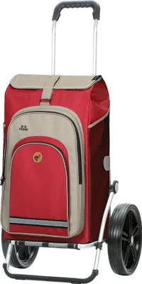 Produktbild von Andersen SHOPPER MANUFAKTUR Einkaufstrolley Royal Shopper Hydro 2.1 Red rot 113cm