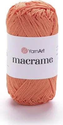 Produktbild von YarnArt Makramee Garn 1,5 mm – Farbe 160 Aprikose | Stark, fein & perfekt für Deko, Taschen & DIY - 90g