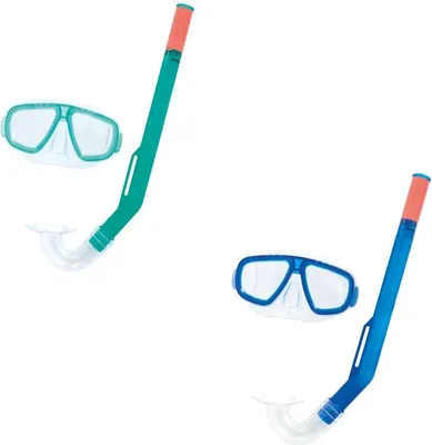 Image de Kit Bestway 24018, Hydro-Swim Fun Snorkel, enfant, set de plongee avec tuba, lunettes de plongee