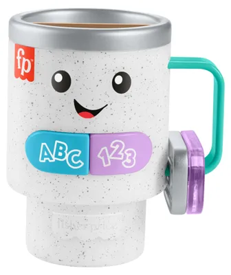 Produktbild von Fisher-Price Laugh & Learn Lern- und Spielspaß Barista-Becher musikalisches Spielzeug für Babys, mehrsprachige Version, 0,5 Jahr(e), Mit Ton, Batterien erforderlich, LR44, Kunststoff, Mehrfarbig