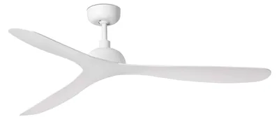 Image de Ventilateur de plafond à basse consommation avec télécommande Gotland Blanc 132 cm