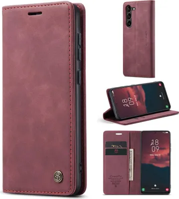 Produktbild von Samsung Galaxy S23 Hülle - CaseMe 013 Klapphülle - Bordeaux