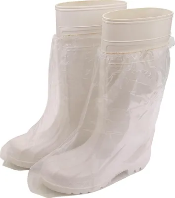 Produktbild von 400 Unigloves PE-Stiefelüberschuhe | transparent | gehämmert