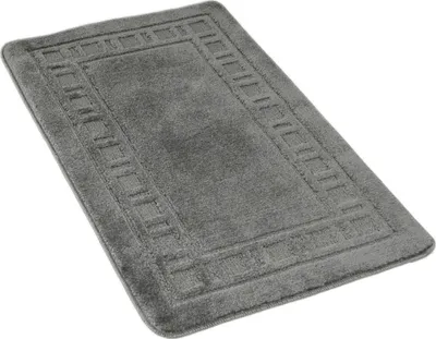Image de Cadre pour tapis de salle de bains gris