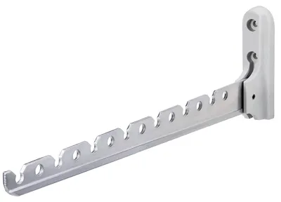 Klapphaken Aluminium silber matt 330 mm inklappbar Wandmontage 1 Stück