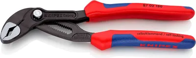 Produktbild von Wasserpumpenzange Cobra L.180mmSB Kopf poliert Griff 2-K.Knipex