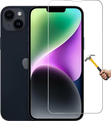 Produktbild von ino Schutzglas kompatibel mit iPhone 14 plus PanzerSchutz glas harte Schutz Panzer Panzerglas Displayschutzglas   Schutz Glas Displayglas 9H