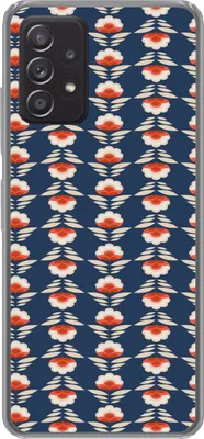 Produktbild von MuchoWow® Handyhülle Schutzhülle Hülle für Telefoonhoesje Samsung Galaxy A33 5G Muster - Abstrakt - Blumen Silikon Softcase Handy Hülle - Kartenhalter