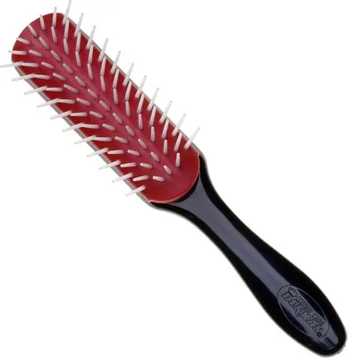 Produktbild von Denman Bürste Classic Styling Originals Brush D31 Medium 7 Reihen (Schwarz-Rot-Weiss)