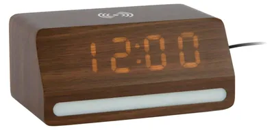 Productafbeelding van Karlsson - Retro wekker - Mokkauw - 10x16,5x7,5 cm