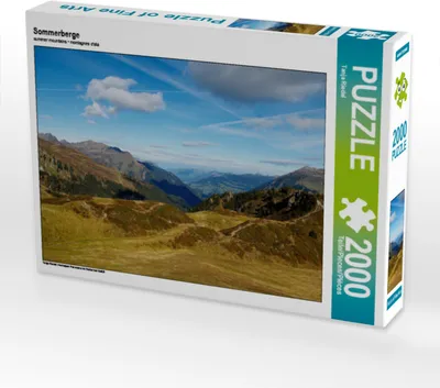 Produktbild von CALVENDO Puzzle Sommerberge 2000 Teile Puzzle quer | 2000 Teile Lege-Größe 90x67cm Foto-Puzzle für glückliche Stunden