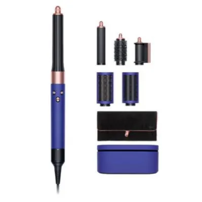 Produktbild von DYSON Multihaarstyler Complete Long Violettblau/Rose, 6 Aufsätze, Lockenstab & Warmluft Lockenwickler für Alle Haare
