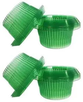 Produktbild von 5/10/15/20 stücke Schnecke Kragen Slug Anlage Schutz Kragen Gemüse Abdeckungen Wiederverwendbare Landwirtschaft Pflanzen Schnecke Schutz Sparen wasser.Farbe:Green,Größe:50Pcs