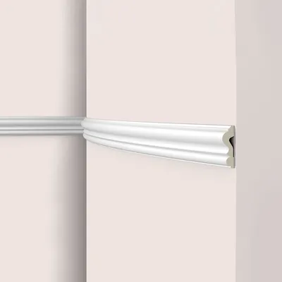 Produktbild von NOËL & MARQUET Flexible Wandleiste Z1360 Flex ARSTYL 60 x 15 x 2000 mm Polyurethan Weiß Zierleiste Stuckleiste
