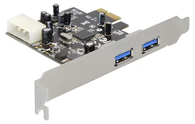 Produktbild von Delock PCI Express Karte > 2 x extern USB 3.0 (89241)