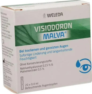 Obrázek produktu pro WELEDA Visiodoron Malva oční kapky v monodóze, 20 jednodávkových pipet