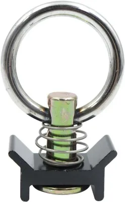 Immagine prodotto di Accessorio di fissaggio con bullone per carichi - guida a L - nero, metallo